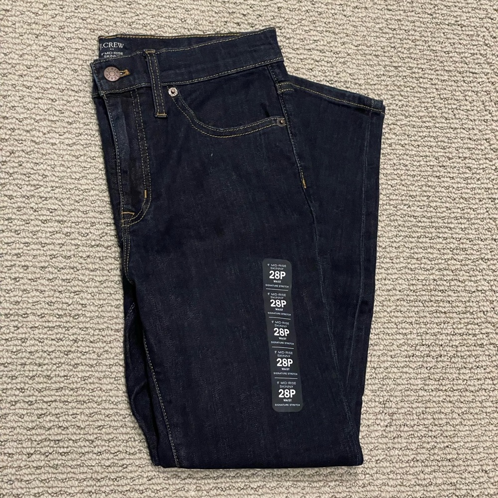 J. Crew Mid-Rise Skinny Jeans